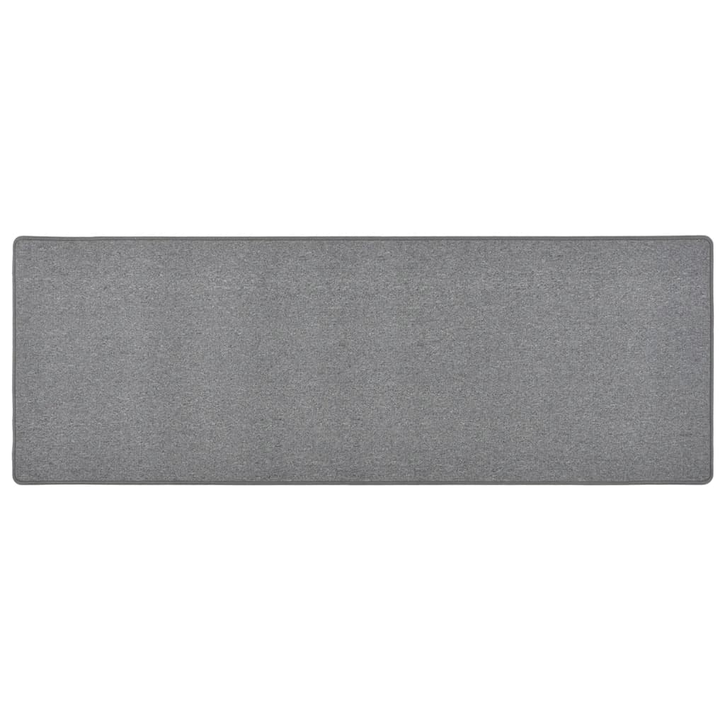 Tappeto Corsia Grigio Scuro 80x250 cm