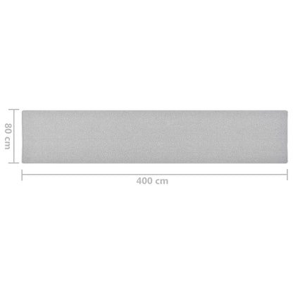 Tappeto Corsia Grigio Chiaro 80x400 cm - homemem39