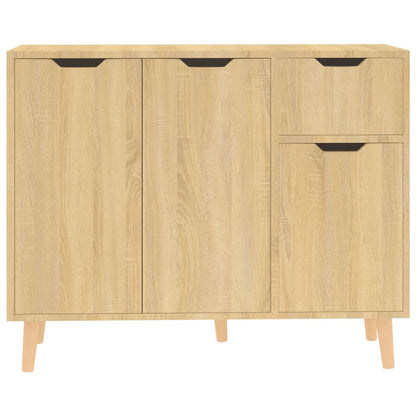 Credenza Rovere Sonoma 90x30x72 cm in Legno Multistrato