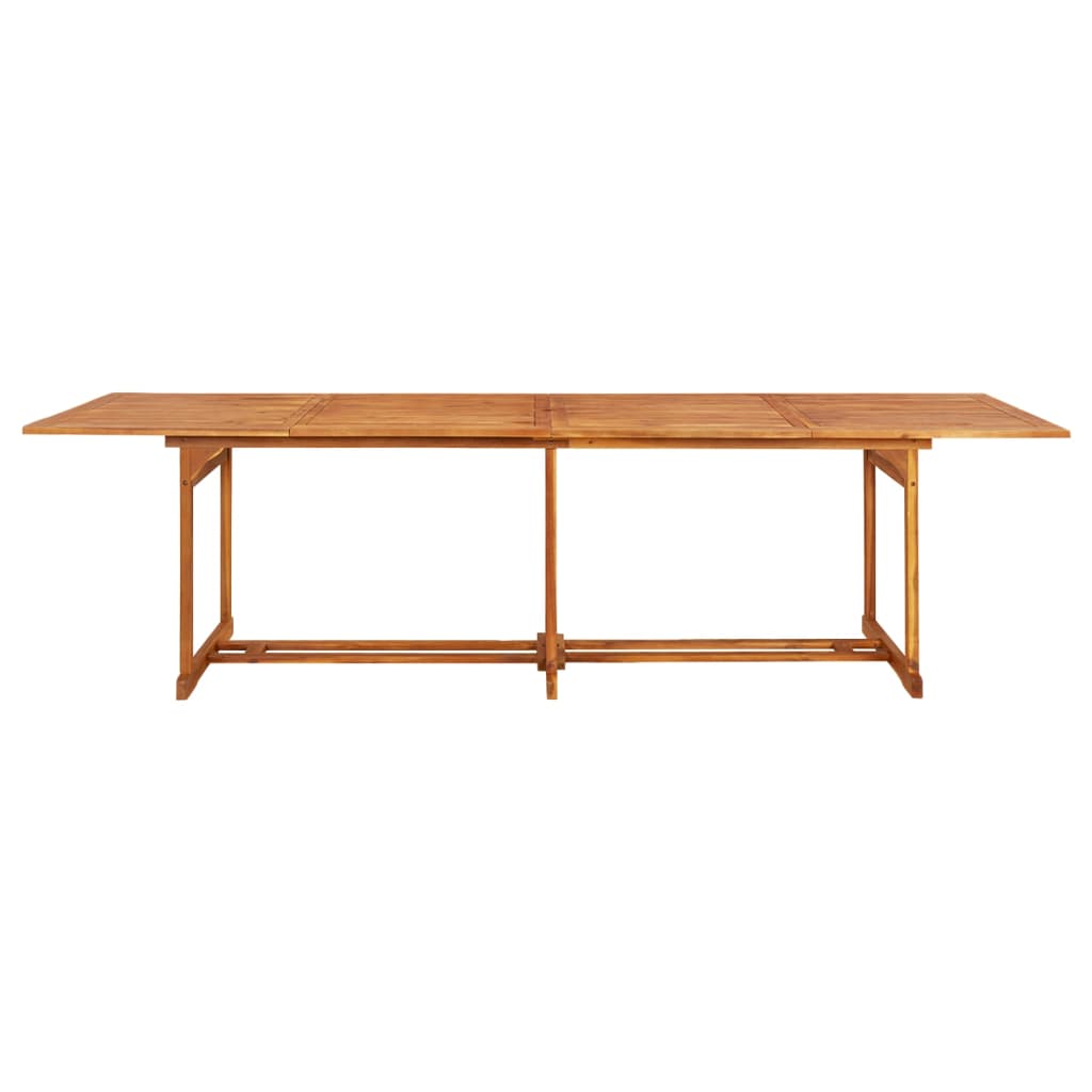 Tavolo da Pranzo per Esterni 280x90x75cm Legno Massello Acacia