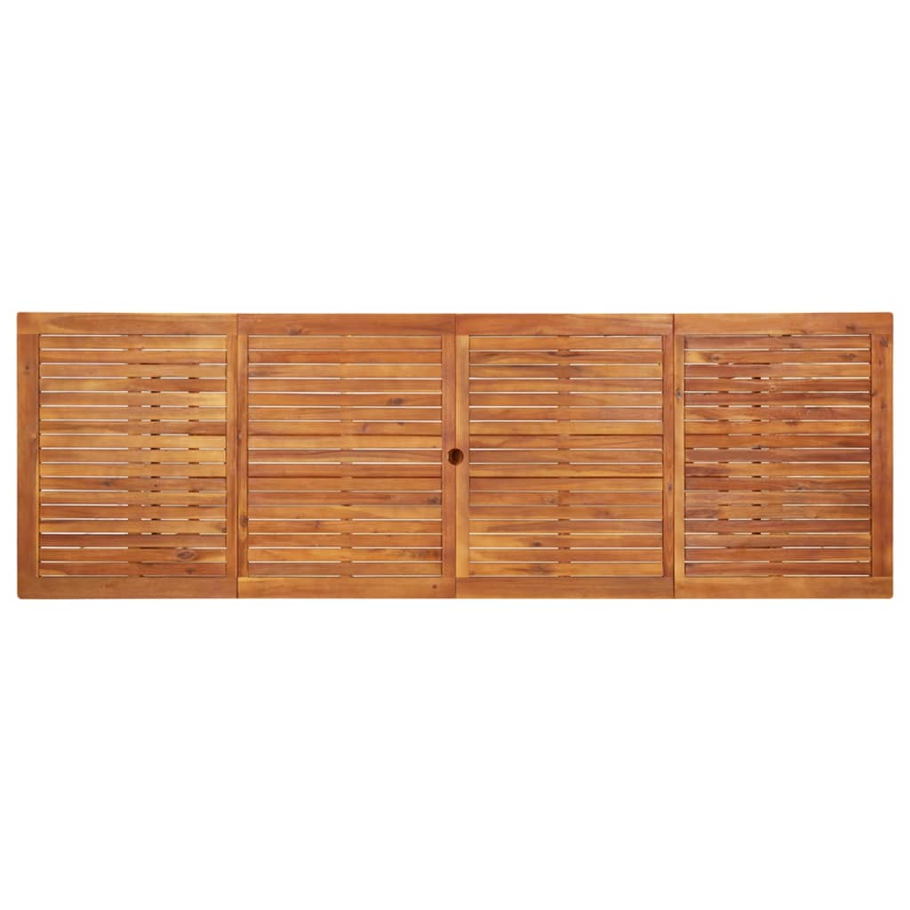 Tavolo da Pranzo per Esterni 280x90x75cm Legno Massello Acacia - homemem39