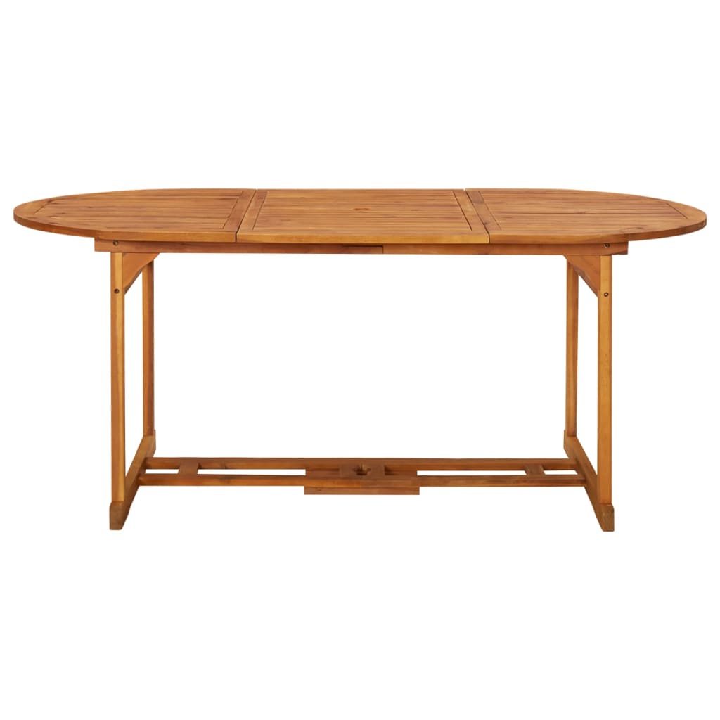 Tavolo da Pranzo per Esterni 180x90x75cm Legno Massello Acacia - homemem39