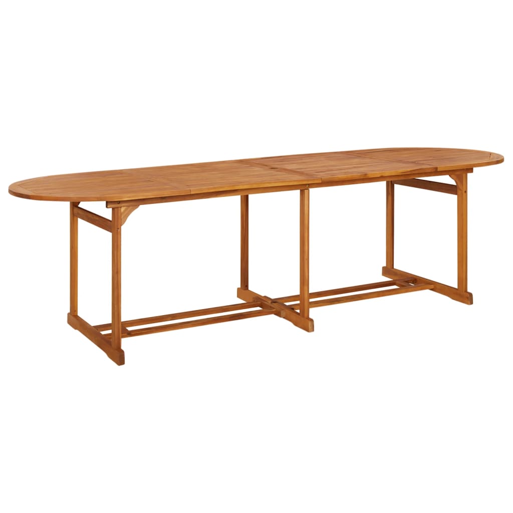 Tavolo da Pranzo per Esterni 280x90x75cm Legno Massello Acacia - homemem39