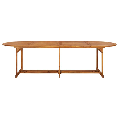 Tavolo da Pranzo per Esterni 280x90x75cm Legno Massello Acacia - homemem39