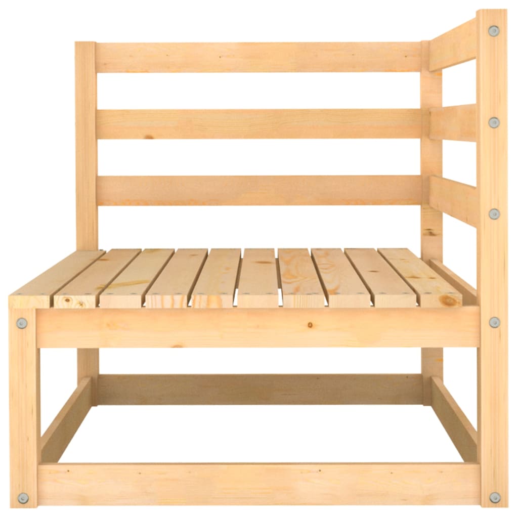 Set Salotto da Giardino 2 pz in Legno Massello di Pino - homemem39