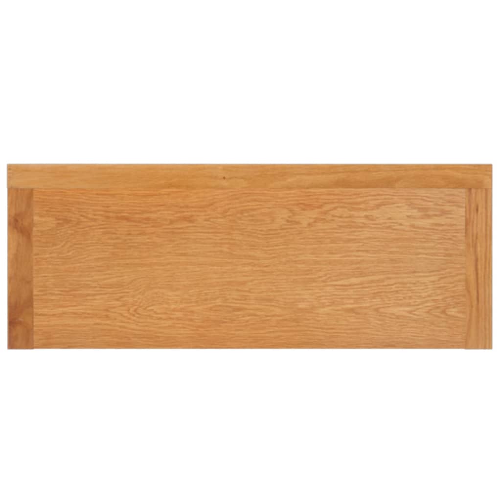 Tavolo Consolle 110x35x75 cm in Legno Massello di Rovere