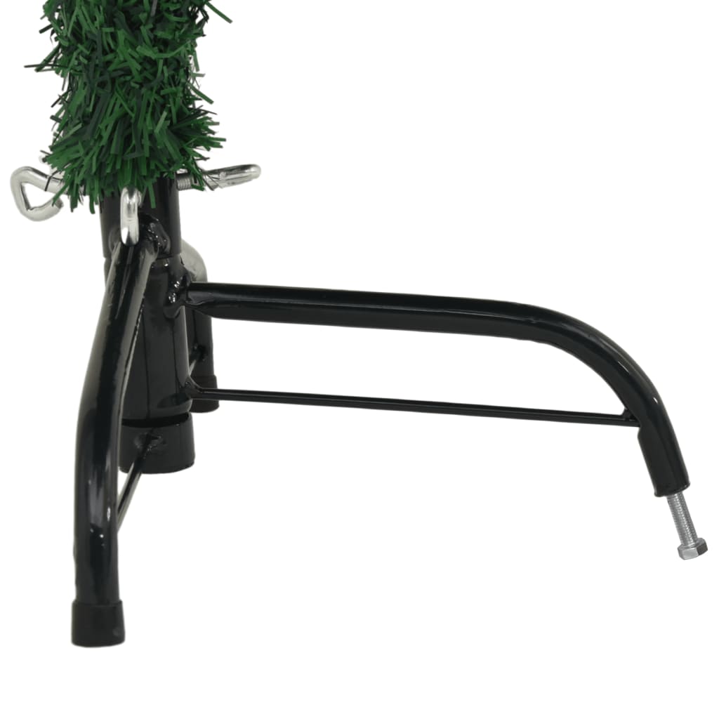 Albero di Natale Artificiale Metà con Supporto Verde 120 cm PVC - homemem39