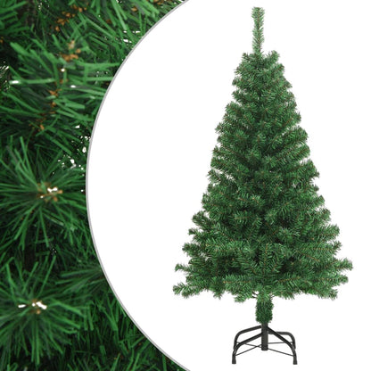 Albero di Natale Artificiale con Rami Spessi Verde 120 cm PVC - homemem39