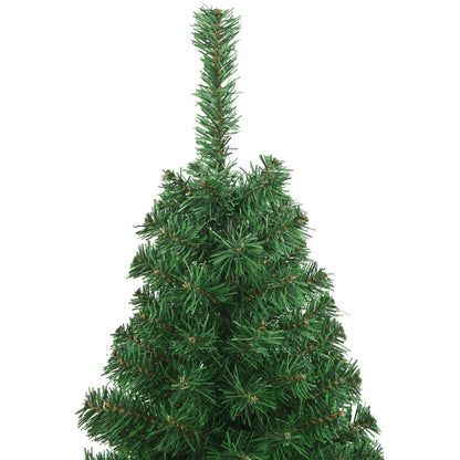 Albero di Natale Artificiale con Rami Spessi Verde 120 cm PVC - homemem39