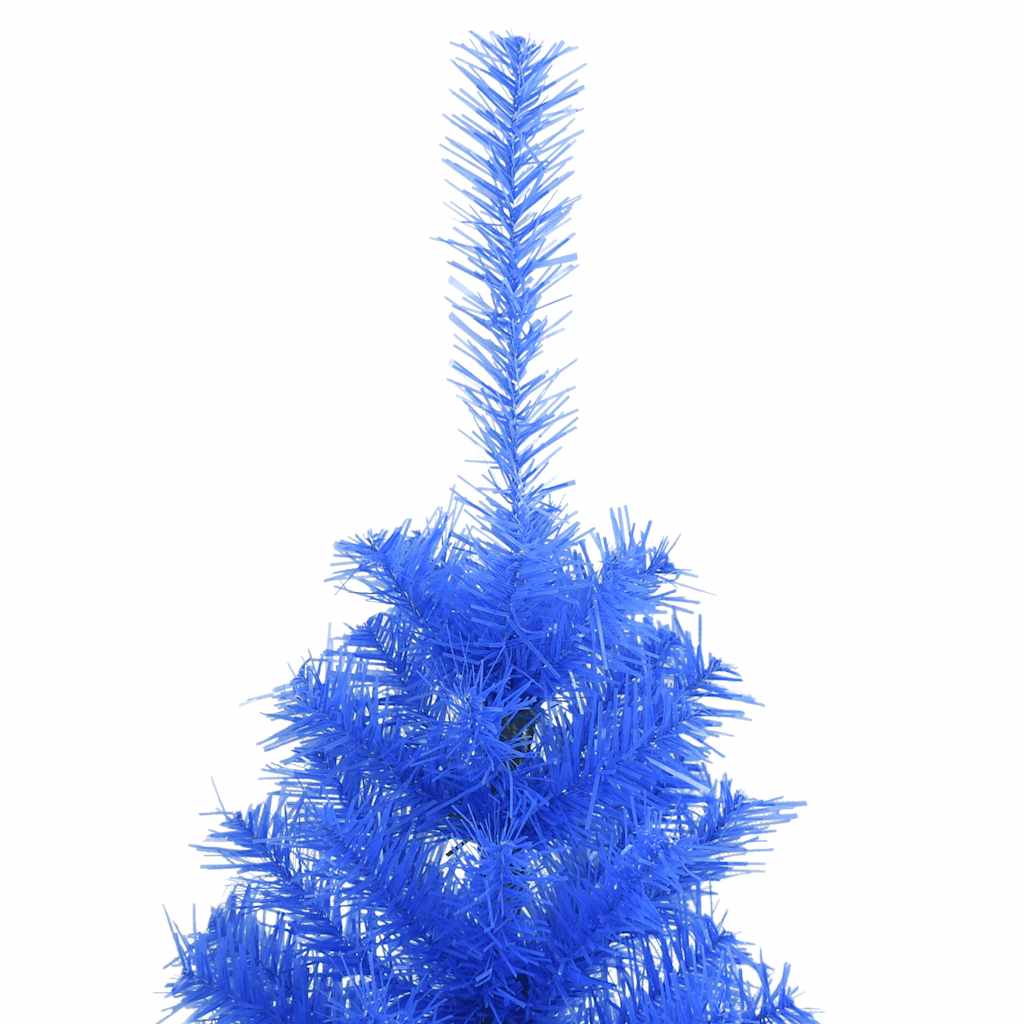 Albero di Natale Artificiale con Base Blu 120 cm PVC - homemem39