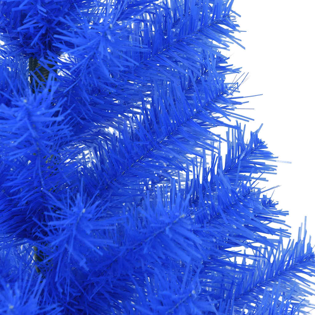 Albero di Natale Artificiale con Base Blu 120 cm PVC - homemem39