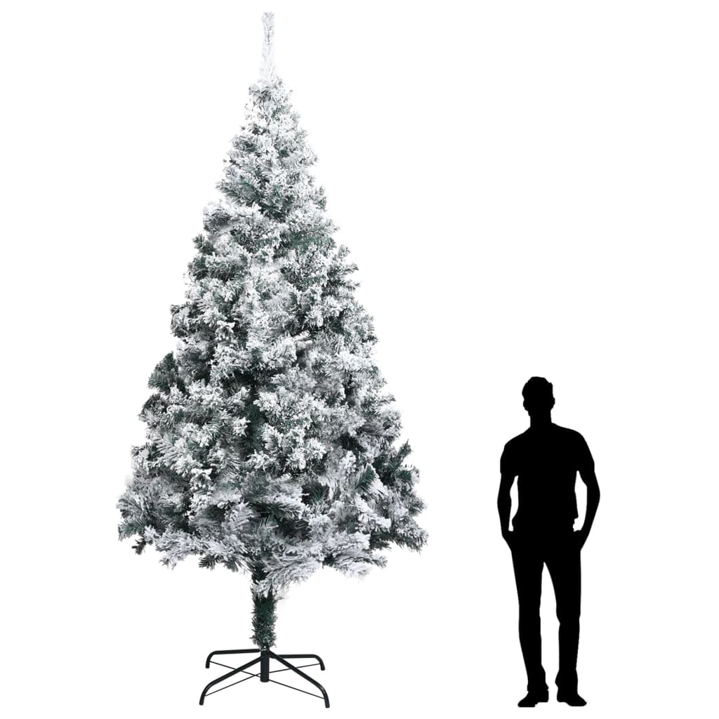 Albero Natale Artificiale con Neve Verde 400 cm in PVC - homemem39