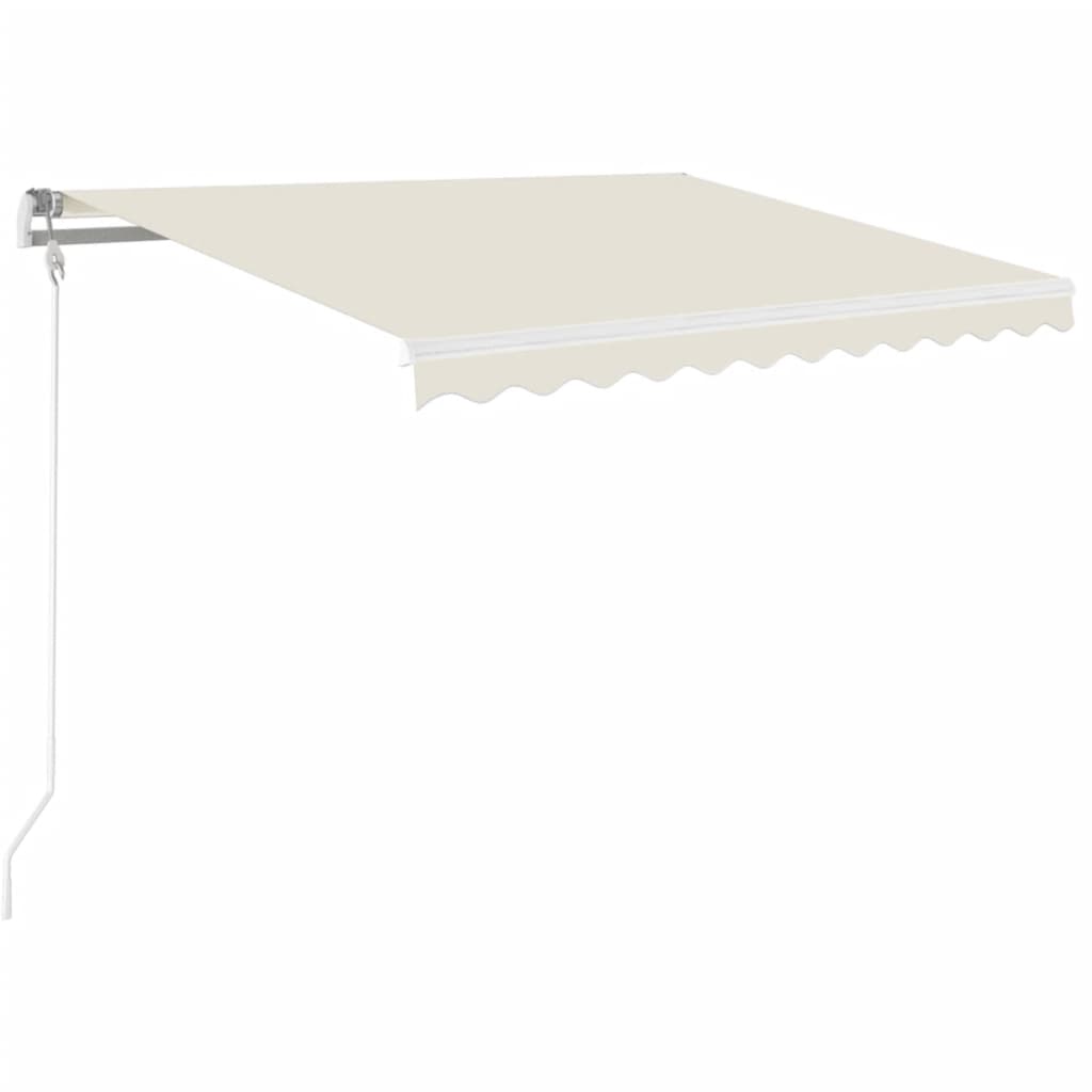 Tenda da Sole Retrattile Manuale 350x250 cm Crema