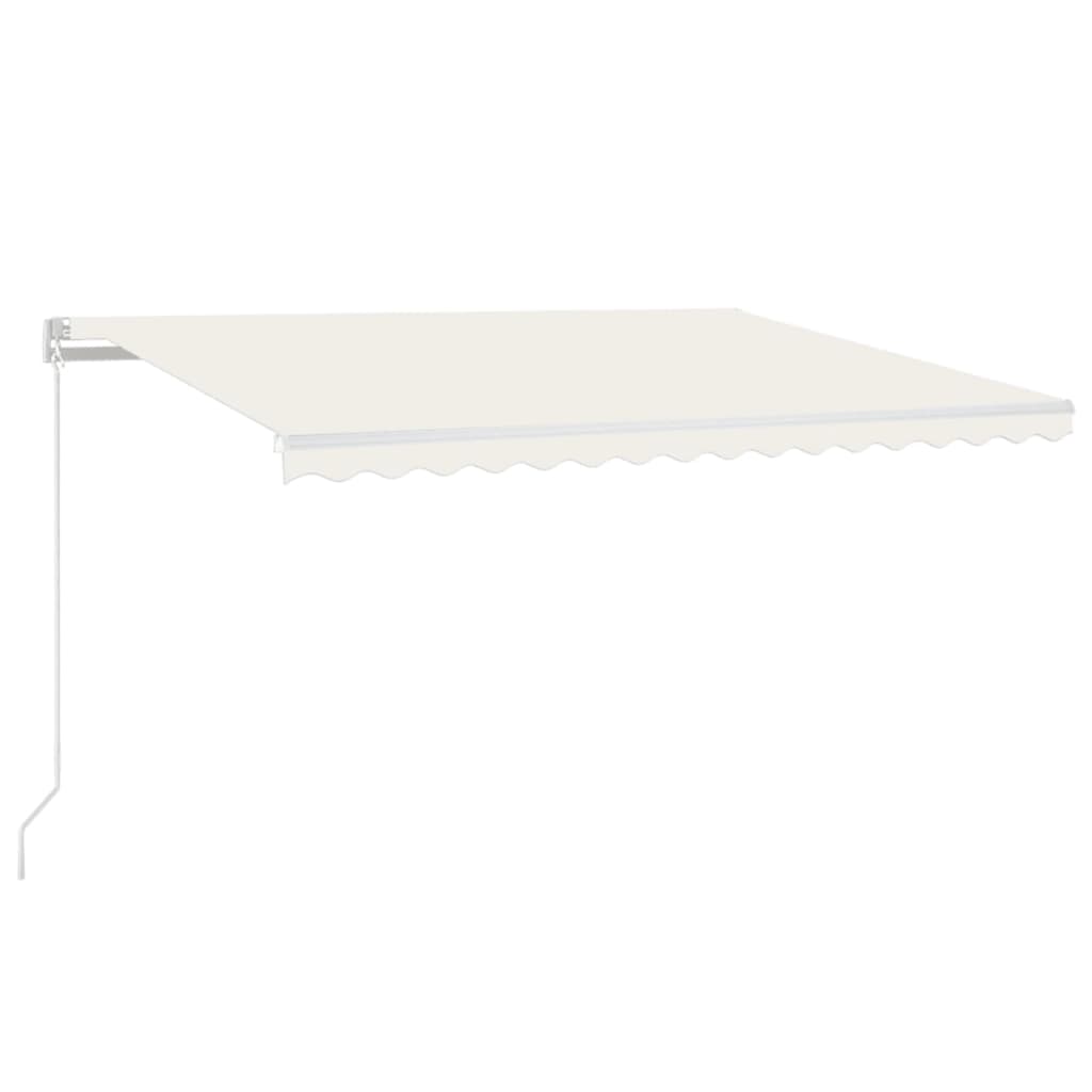 Tenda da Sole Retrattile Automatica 450x300 cm Crema - homemem39