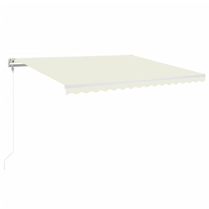 Tenda da Sole Retrattile Automatica 400x350 cm Crema - homemem39