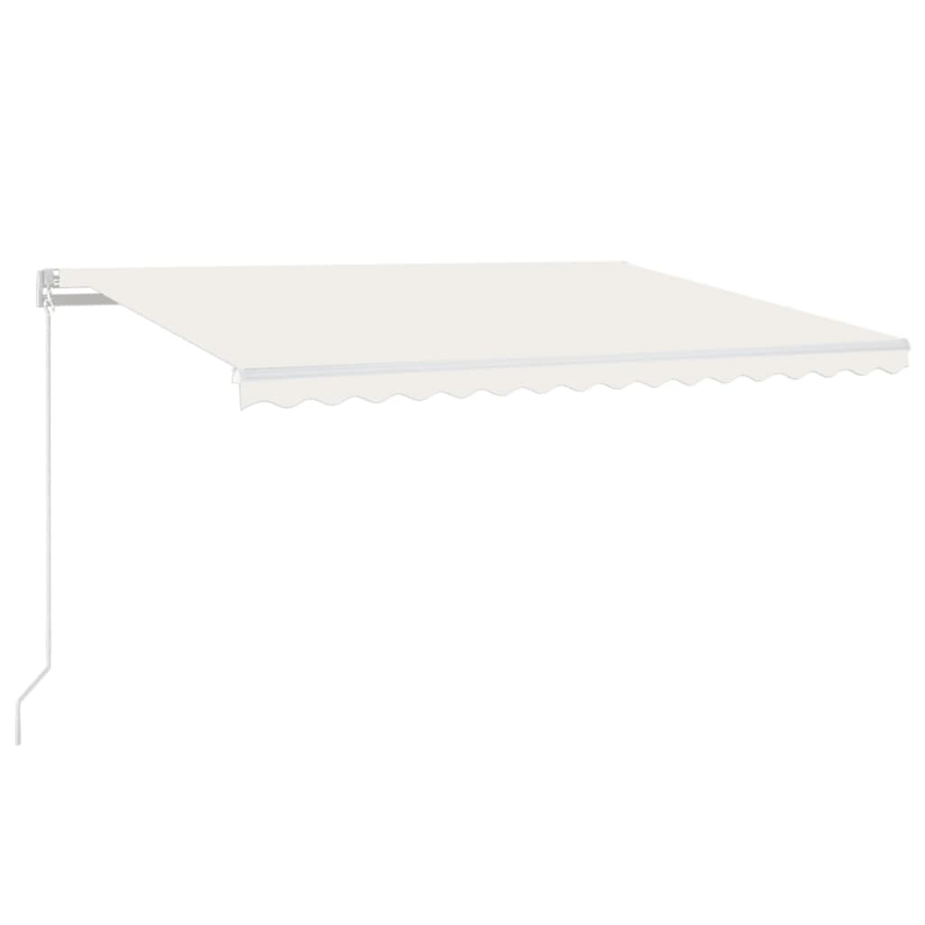 Tenda da Sole Retrattile Manuale 450x350 cm Crema