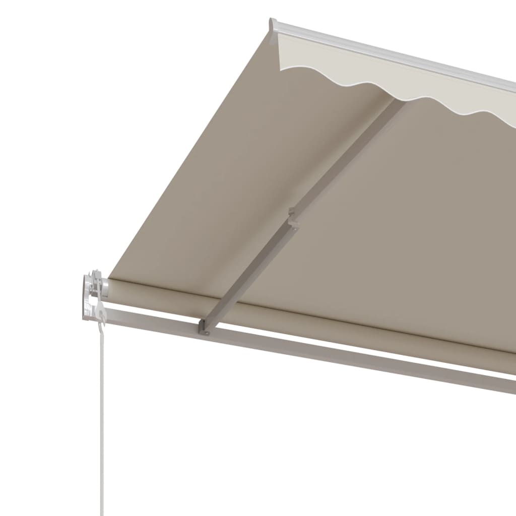 Tenda da Sole Retrattile Automatica 500x350 cm Crema