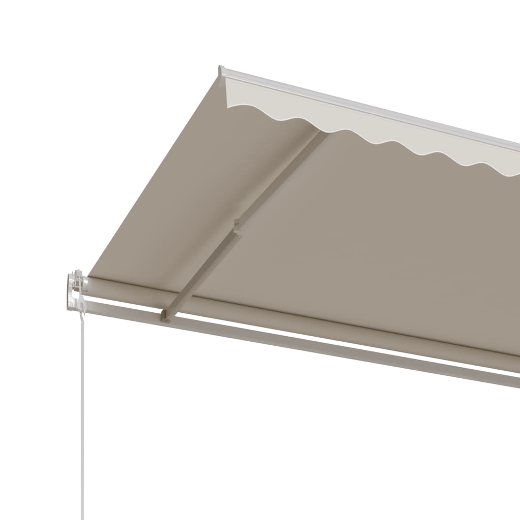 Tenda da Sole Retrattile Automatica 600x350 cm Crema - homemem39