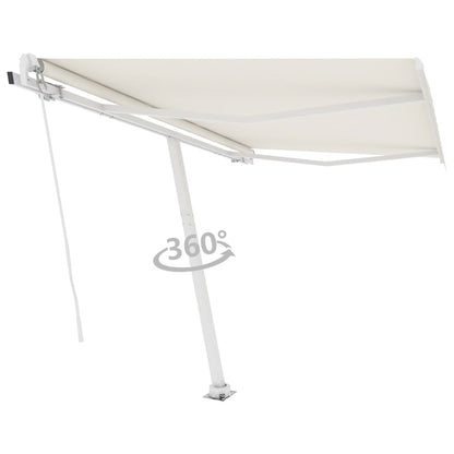 Tenda da Sole Automatica Autoportante 300x250 cm Crema - homemem39