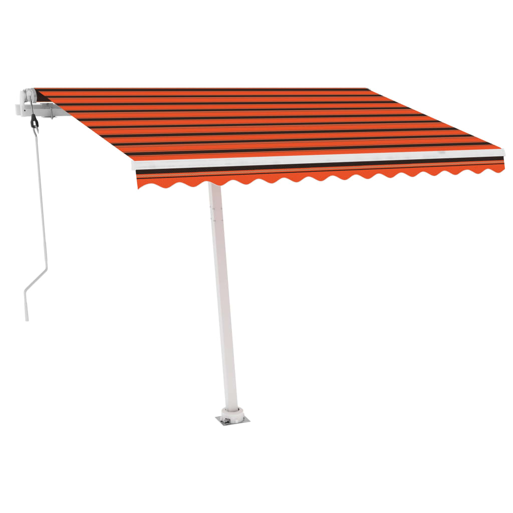 Tenda da Sole Automatica Autoportante 300x250cm Arancio Marrone