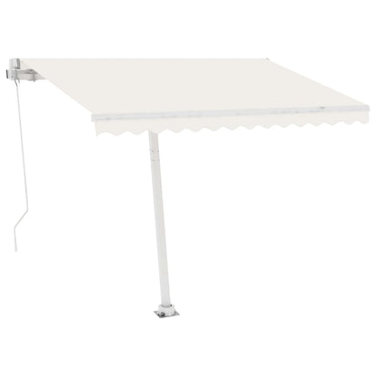 Tenda da Sole Manuale Autoportante Manuale 350x250 cm Crema