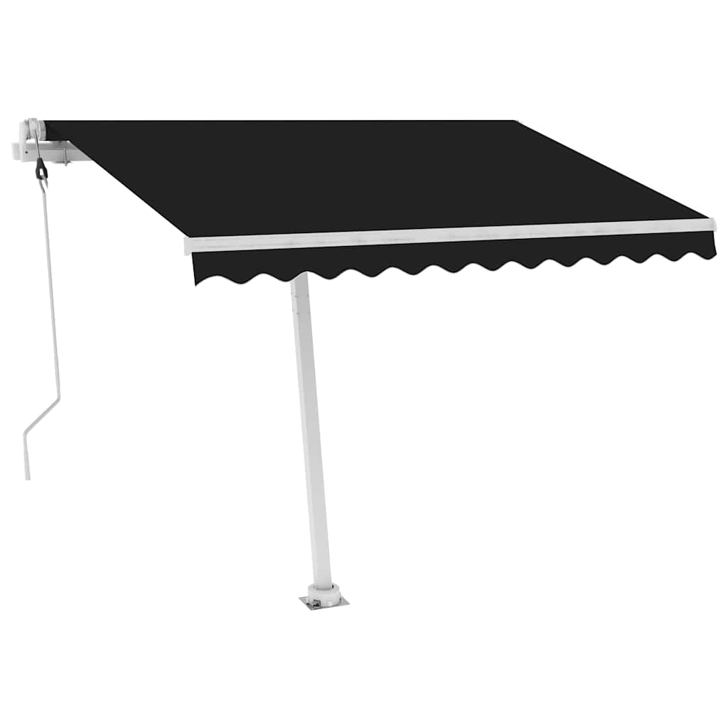 Tenda Automatica con Sensore Vento e LED 350x250 cm Antracite