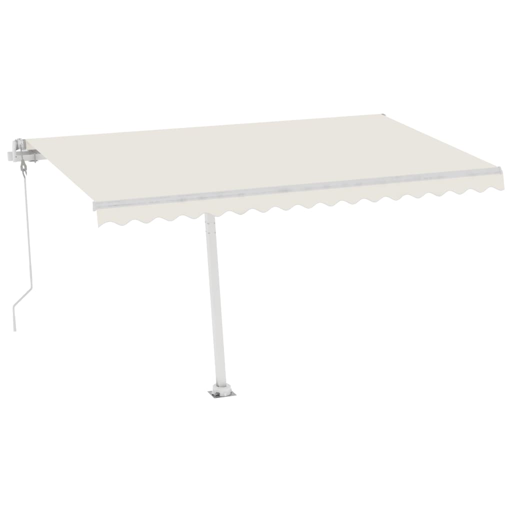 Tenda da Sole Automatica Autoportante 450x300 cm Crema - homemem39