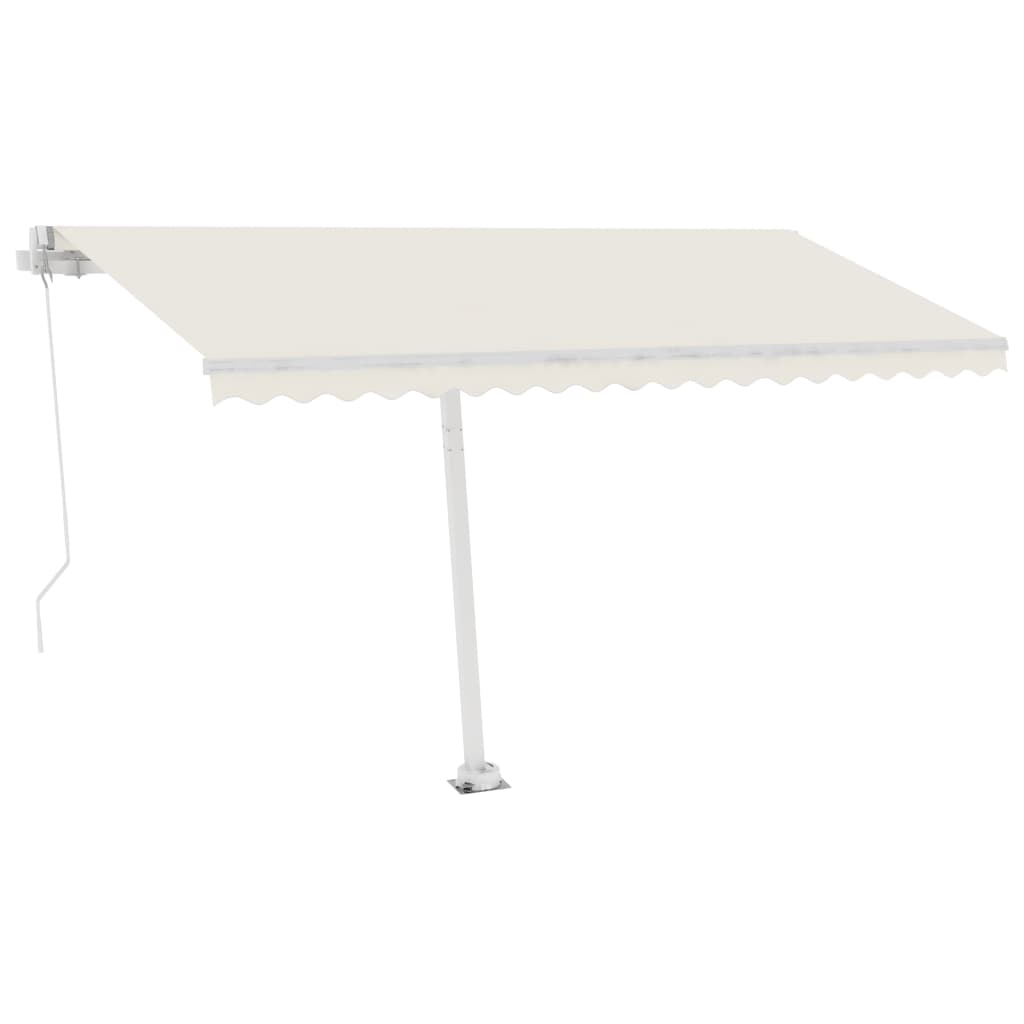 Tenda da Sole Manuale Autoportante 450x350 cm Crema