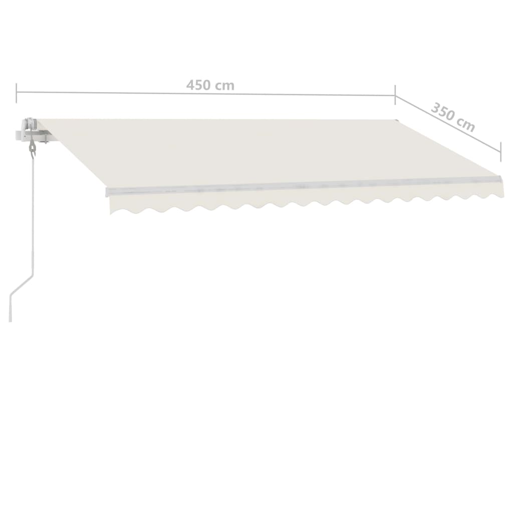 Tenda da Sole Automatica Autoportante 450x350 cm Crema - homemem39