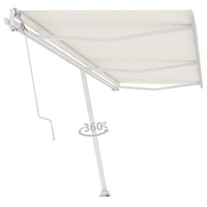 Tenda da Sole Autoportante Automatica 600x350 cm Crema - homemem39