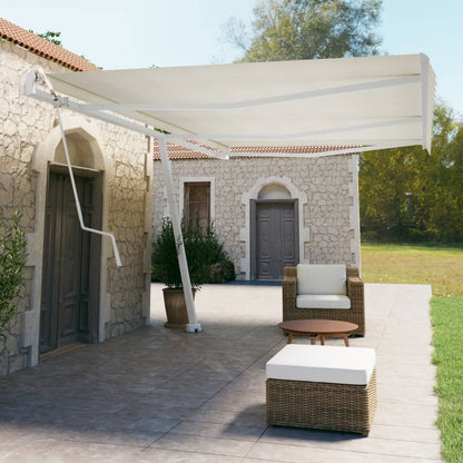 Tenda da Sole Autoportante Automatica 600x350 cm Crema - homemem39