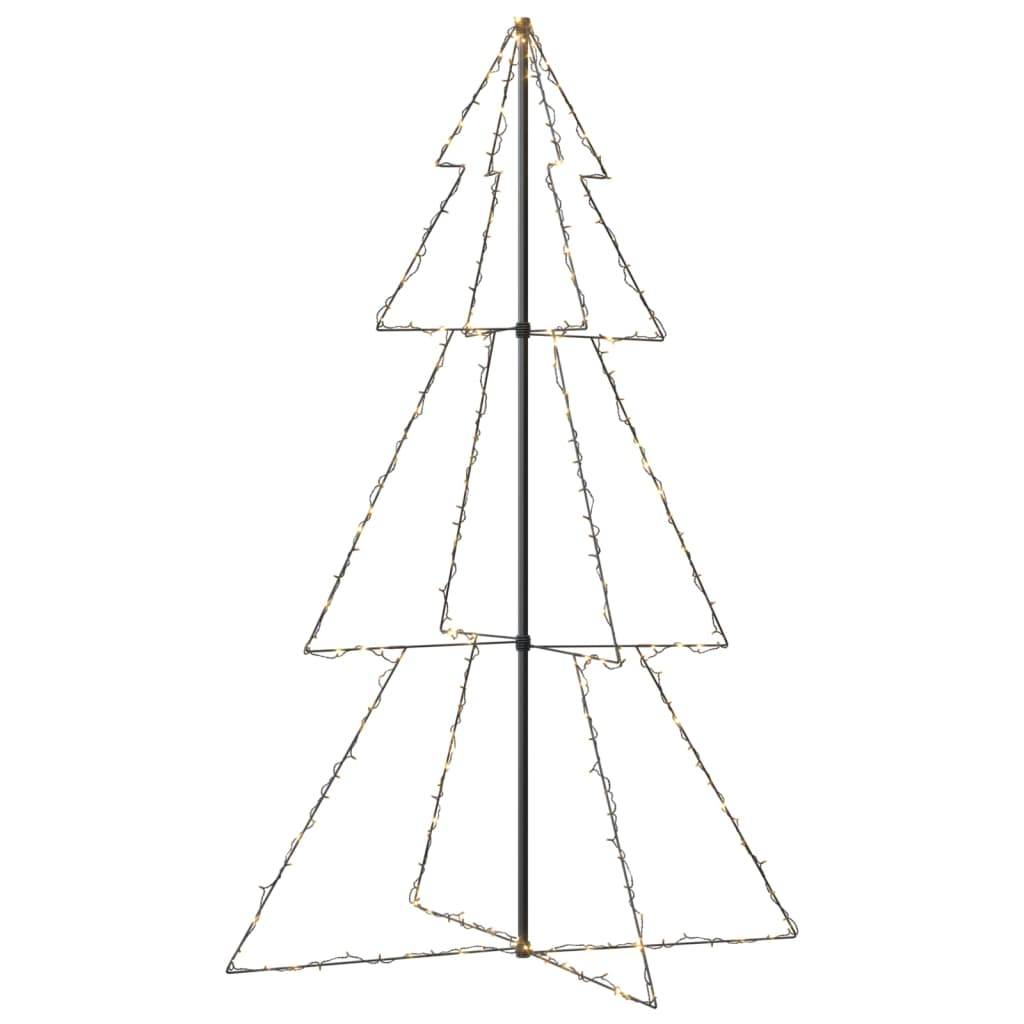 Albero di Natale a Cono 240 LED per Interni Esterni 118x180 cm - homemem39