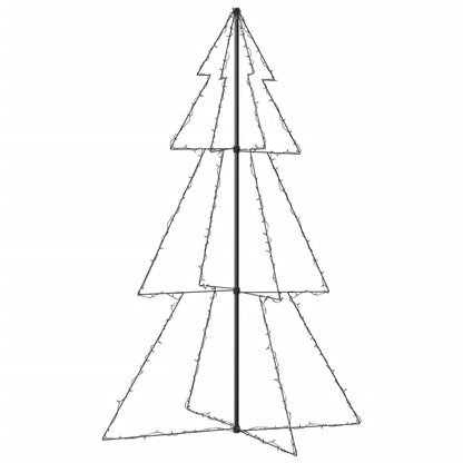 Albero di Natale a Cono 240 LED per Interni Esterni 118x180 cm - homemem39