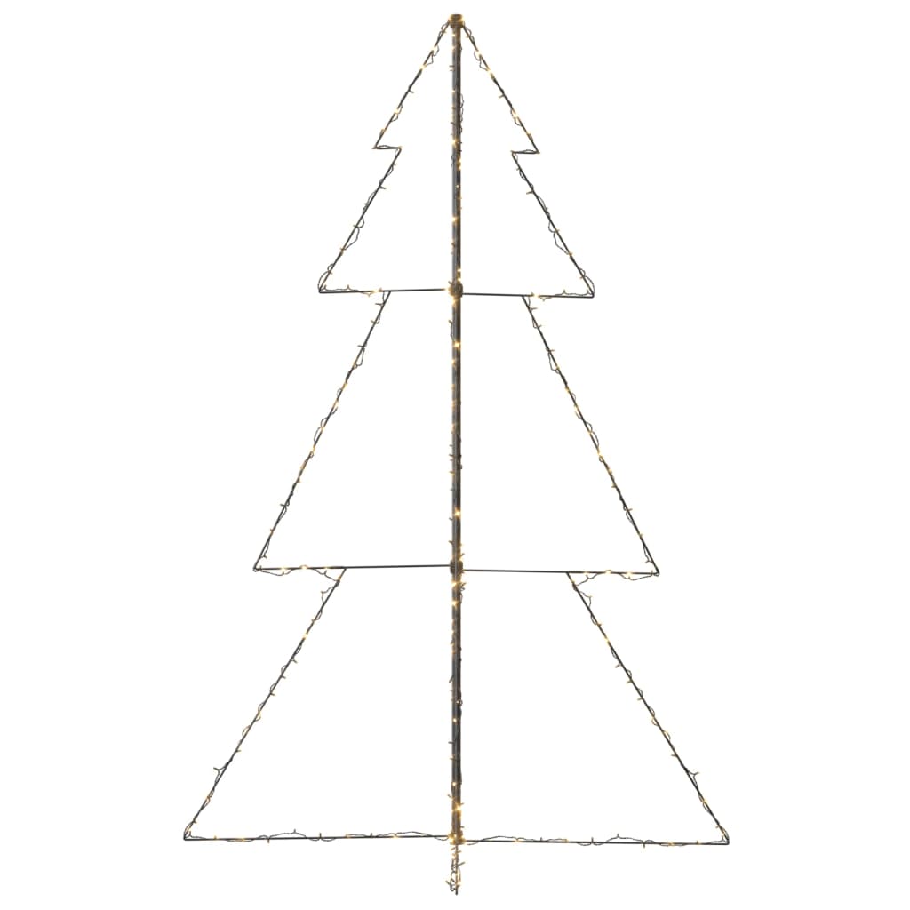 Albero di Natale a Cono 240 LED per Interni Esterni 118x180 cm