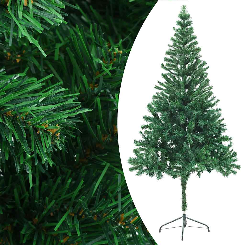 Albero di Natale Preilluminato Palline Bianco 180 cm 564 Rami - homemem39