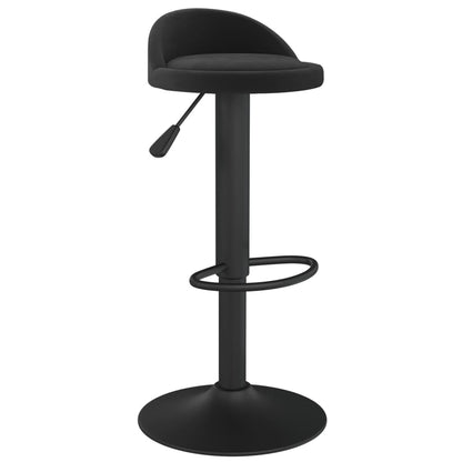 Sgabello da Bar Nero in Velluto - homemem39
