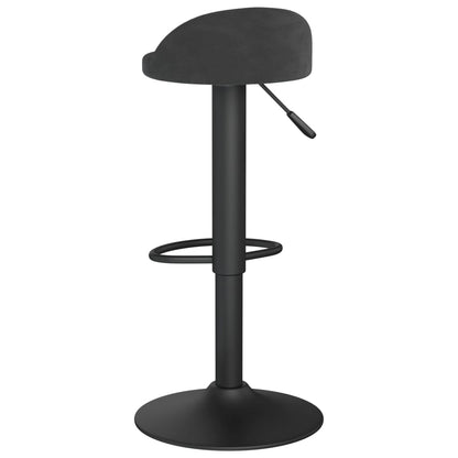 Sgabello da Bar Nero in Velluto - homemem39
