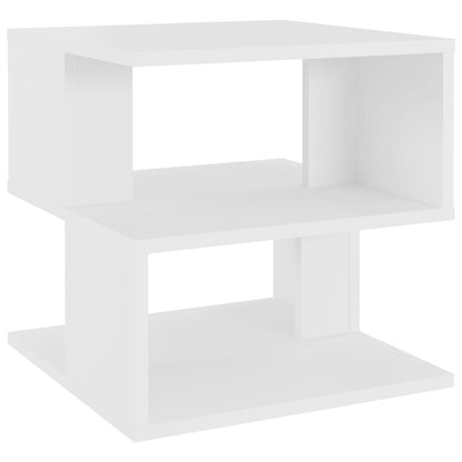 Tavolino Bianco 40x40x40 cm in Legno Multistrato - homemem39