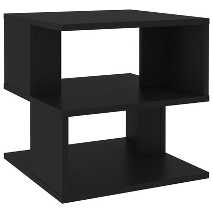 Tavolino Nero 40x40x40 cm in Legno Multistrato - homemem39