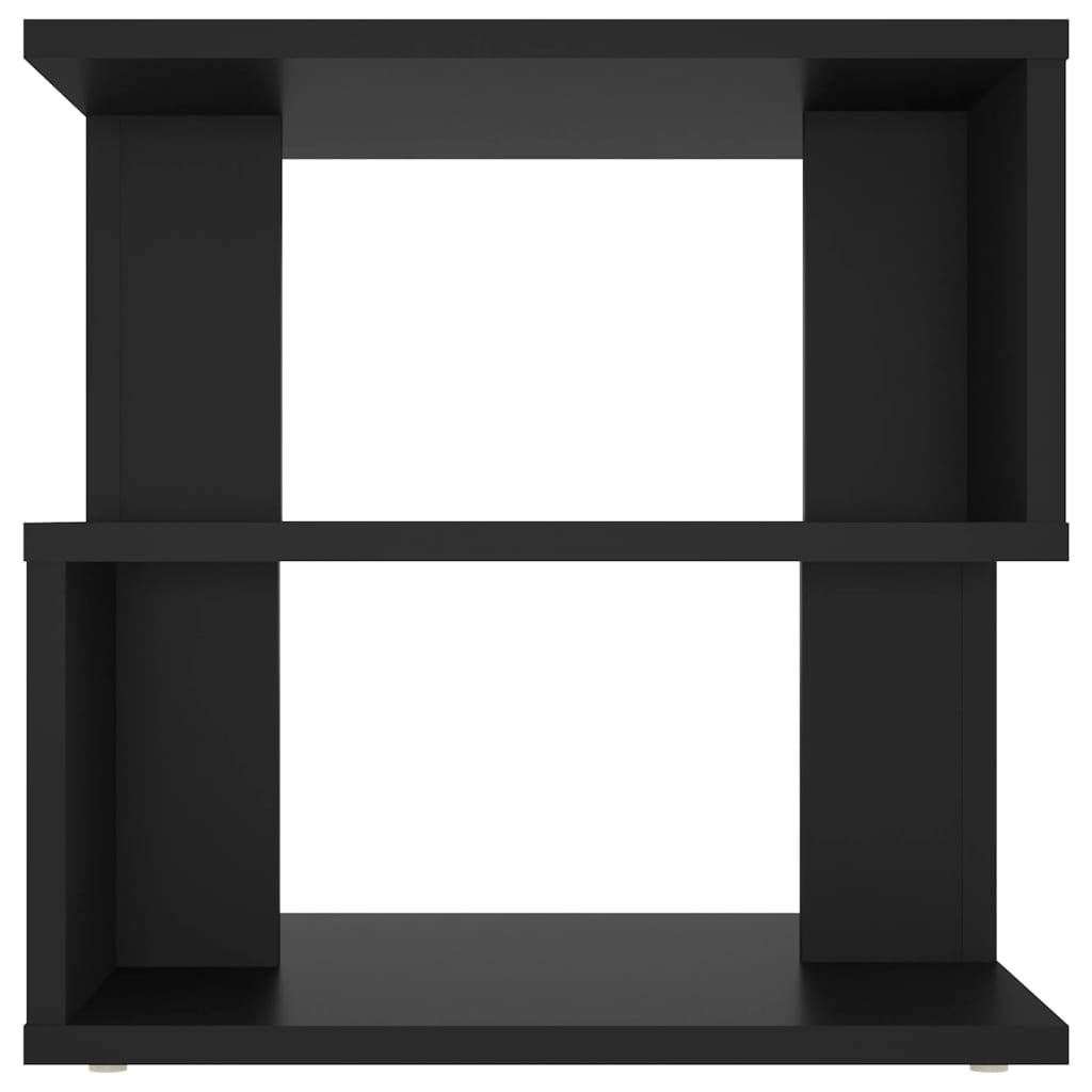 Tavolino Nero 40x40x40 cm in Legno Multistrato - homemem39