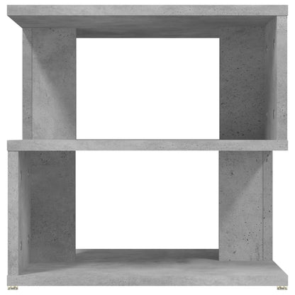 Tavolino Grigio Cemento 40x40x40 cm in Legno Multistrato - homemem39