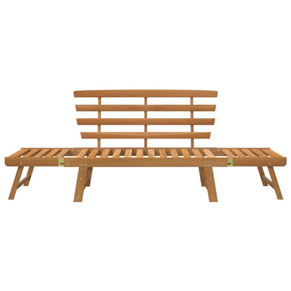 Panca da Giardino 2-in-1 190 cm in Legno Massello di Acacia - homemem39