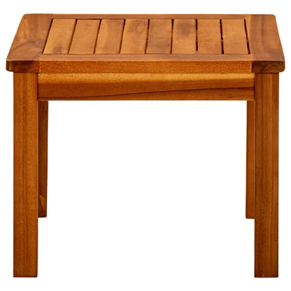 Tavolino da Giardino 45x45x36 cm in Legno Massello di Acacia