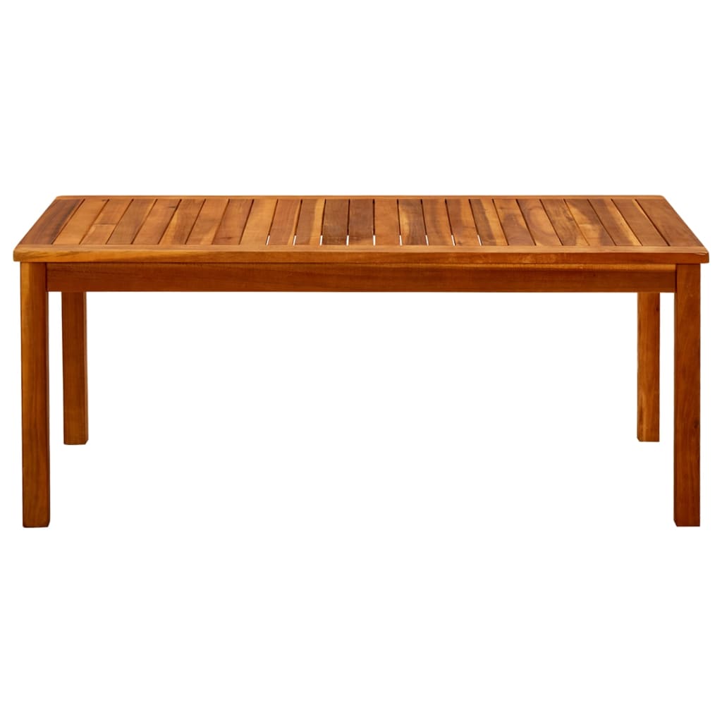 Tavolino da Giardino 110x60x45 cm in Legno Massello di Acacia - homemem39