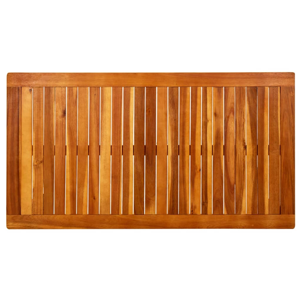 Tavolino da Giardino 110x60x45 cm in Legno Massello di Acacia - homemem39