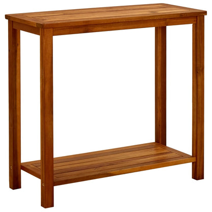 Tavolo Consolle da Giardino 80x35x75cm Legno Massello di Acacia - homemem39