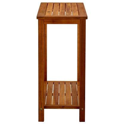 Tavolo Consolle da Giardino 80x35x75cm Legno Massello di Acacia - homemem39