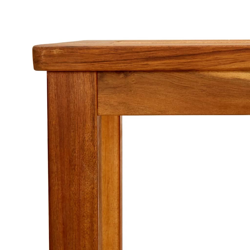 Tavolo Consolle da Giardino 80x35x75cm Legno Massello di Acacia - homemem39