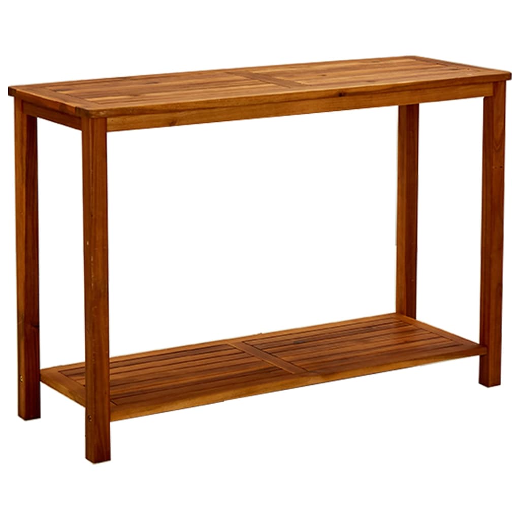 Tavolo Consolle da Giardino 110x40x75cm Legno Massello Acacia - homemem39