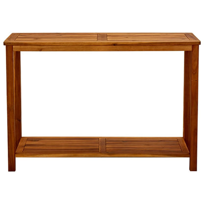 Tavolo Consolle da Giardino 110x40x75cm Legno Massello Acacia - homemem39